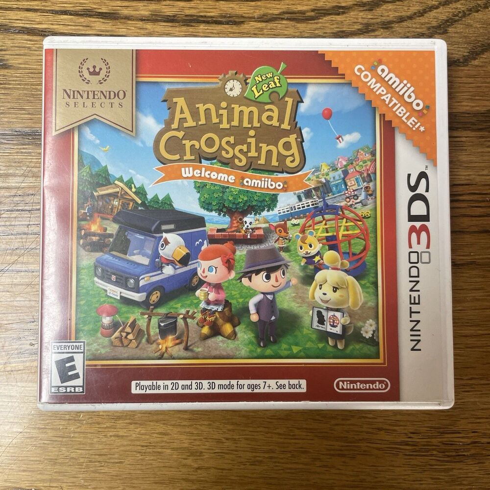 Nintendo 3DS Animal Crossing New Leaf Tested & Working